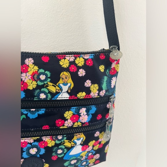 Kipling X Disney Alice In Wonderland Printed Alvar Crossbody Bag - Picture 7 of 15
